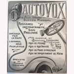 Cornet à 2 tours l' Autovox laiton 1910