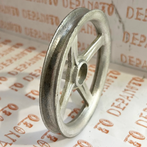 Poulie aluminium pour renvoi d'angle 