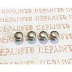 Boutons de porte nickelés   Jeu de 4