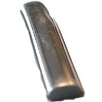 ½ rond autocollant chromé