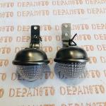 Feux de gabarit cabochons blancs la paire
