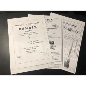 Documentation APPAREILLAGE DE DEMARRAGE BENDIX