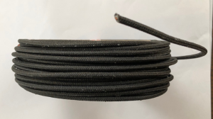 Bobine 25m Fil électrique noir en 2,5 mm²