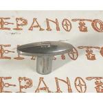 Bouton S Aluminium poli