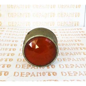 Feu arrière verre orange ciselé