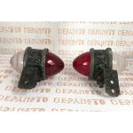 Paire de feux rouge et blanc