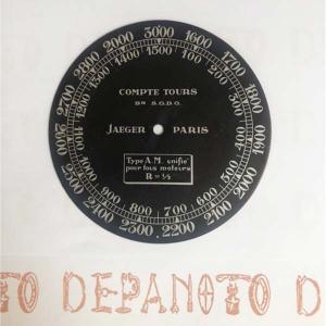 Face de compte tours JAEGER 