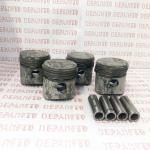 PISTONS SIMCA ARONDE MOTEUR FLASH diametre 74mm  le jeu de 4