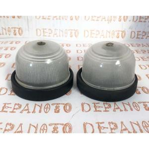 Feux MARCHAL Verre rond dépoli blanc