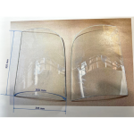 Paire de vitres latérales de pare-brise pour Panhard Panoramique