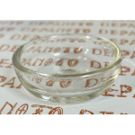 Cuve de pompe a essence en verre Ø 73 mm