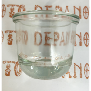 Cuve de pompe a essence en verre Ø 56 mm