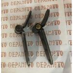 Paire de charnières en acier