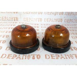 Feux MARCHAL Verre rond orange