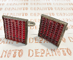 Paire de catadioptres carrés