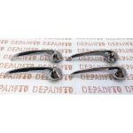 Jeu de 4 contre-poignées chromées