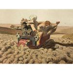 Dessin automobile "Bloqués" de MEUNIER