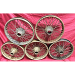 Jeu de 5 Roues à rayons pour pneus à talons 720x120