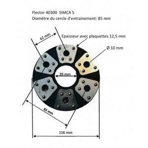 Flector de transmission SIMCA 5