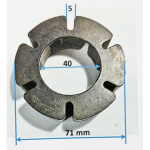 Accouplement à encoches Ø 71mm