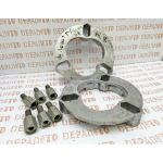 Elargisseurs de voie 3 trous en aluminium  la paire