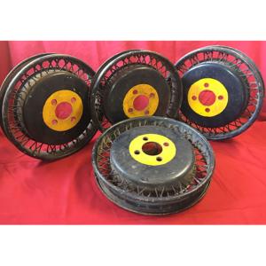 ENSEMBLE DE 4 ROUES A TALON MICHELIN - 715x115 - 730x130
