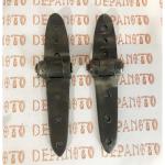 Paire de charnières en acier