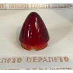 Cabochon rouge en verre