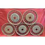 Jeu de 5 Roues à rayons pour pneus à talons 760x90