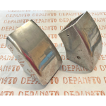 Paire de Catadioptres  carrés sur réhausse en aluminium