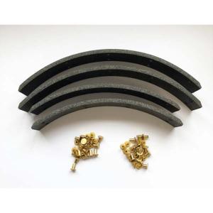 Garnitures de freins AV ou AR + Rivets RENAULT DAUPHINE pour 2 roues