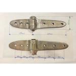 Paire de charnières en acier