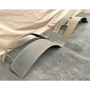 Ensemble d'ailes avant et arrière pour automobiles années 1902-1906