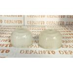 Cabochons de feu  MARCHAL en verre la paire
