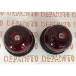 Feux MARCHAL Verre rond rouge