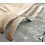 Ensemble d'ailes avant et arrière pour automobiles années 20