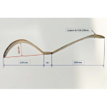 Ensemble d'ailes avant et arrière pour automobiles années 20