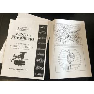 DOCUMENTATION CARBURATEUR ZENITH Type T et TH