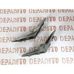 Paire de charnières de coffre chromées