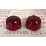 Cabochons de feu arrière MARCHAL en verre la paire