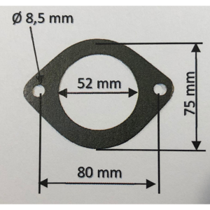 Joint d'échappement 2 trous 