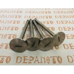 Jeu de 4 soupapes 33x7x110mm angle de 60°