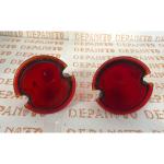 Cabochons de feu arrière AXO en verre la paire