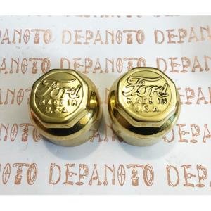 Bouchons de moyeu laiton FORD T 1917-1927  (Lot de 2)
