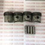 PISTONS SIMCA ARONDE MOTEUR FLASH diametre 74mm  le jeu de 4