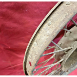 Jeu de 2 Roues à rayons pour pneus à talons