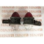 Paire de feux rouge et blanc