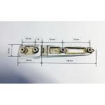 Paire de charnières de coffre 