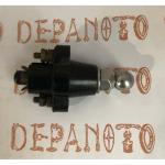 Contacteur 1 position bouton chromé