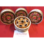 4 Jantes DUNLOP 13" en Alu pour Peugeot 104